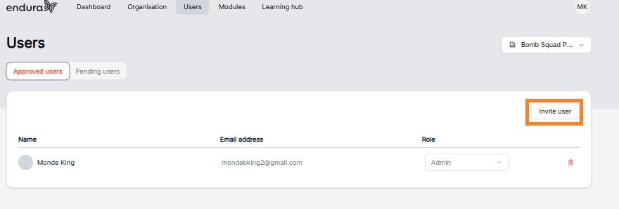 Invite-user-Function