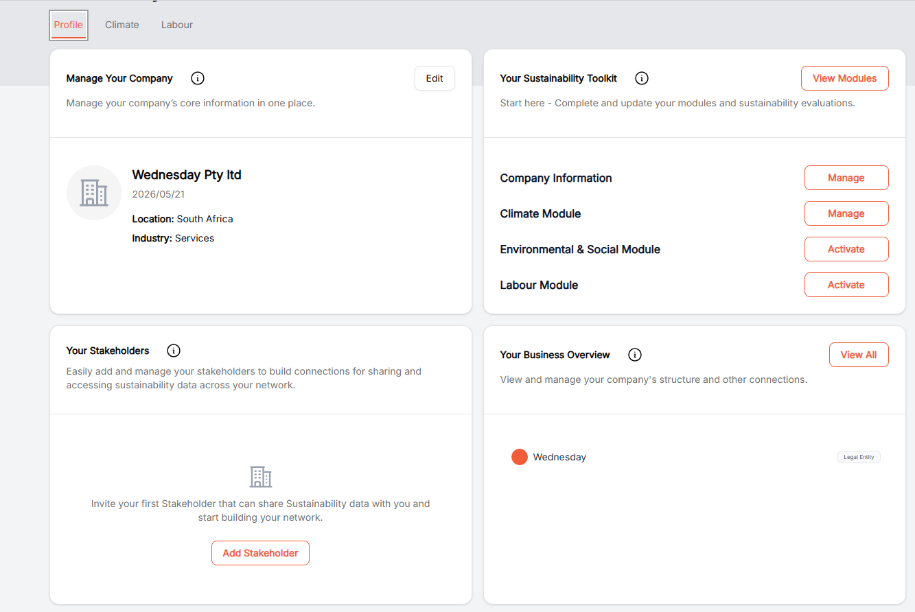 Profile-Dashboard
